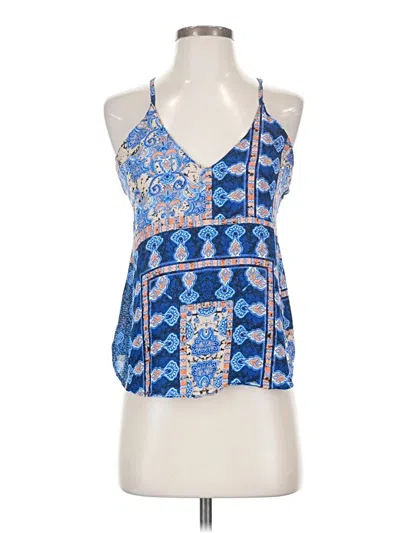 Pre-owned Fab'rik Sleeveless Blouse In Blue