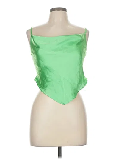 Pre-owned Fab'rik Sleeveless Blouse In Green
