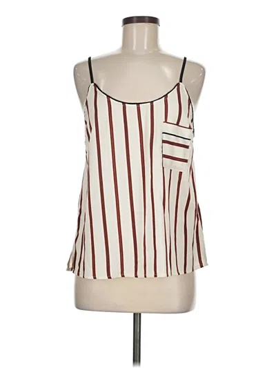 Pre-owned Fab'rik Sleeveless Top Ivory Square Neckline Tops