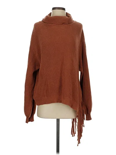 Pre-owned Fab'rik Turtleneck Sweater In Brown
