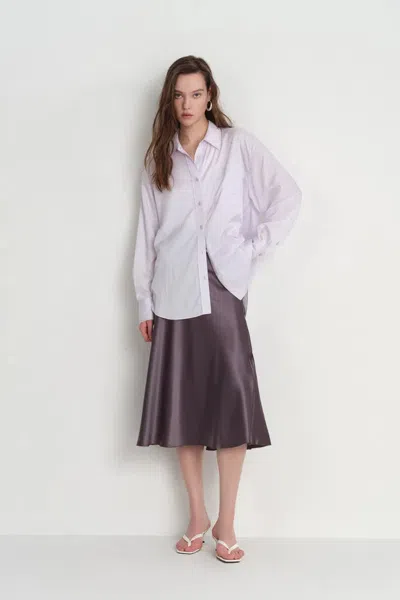 Fabrique Anja Oversized Shirt In Upf50+ Sun Protection Fabric In Purple