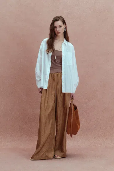 Fabrique Anja Oversized Shirt In Upf50+ Sun Protection Fabric In White