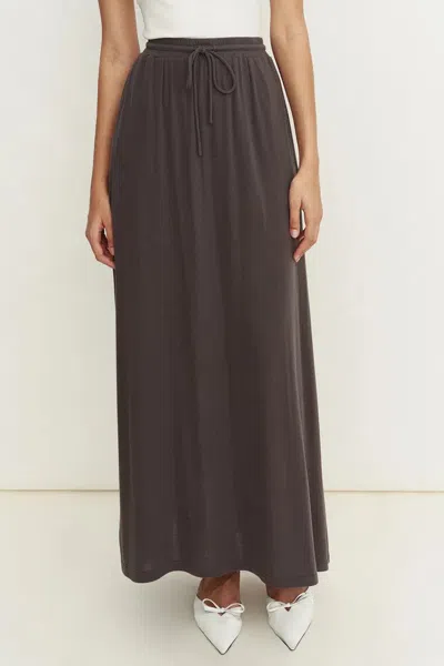 Fabrique Atlan Casual Knit Skirt In Black