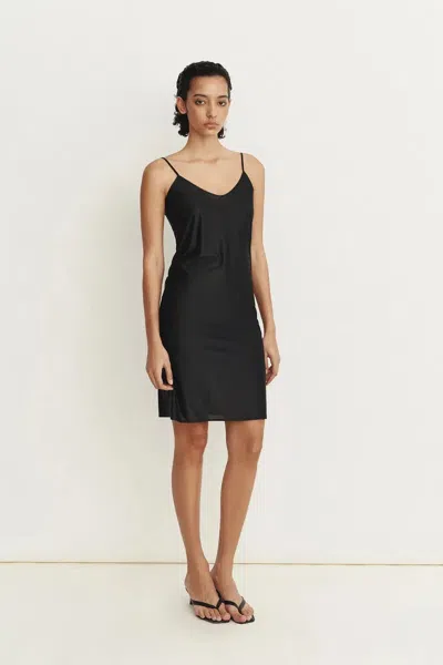 Fabrique Attachments Black Slip Short Dress