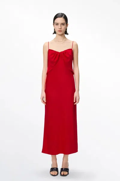 Fabrique Chloe Strap Dress In Red
