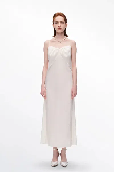 Fabrique Chloe Strap Dress In White