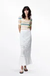 Fabrique Eva Jacquard Pullover In Cotton Knit In Multi