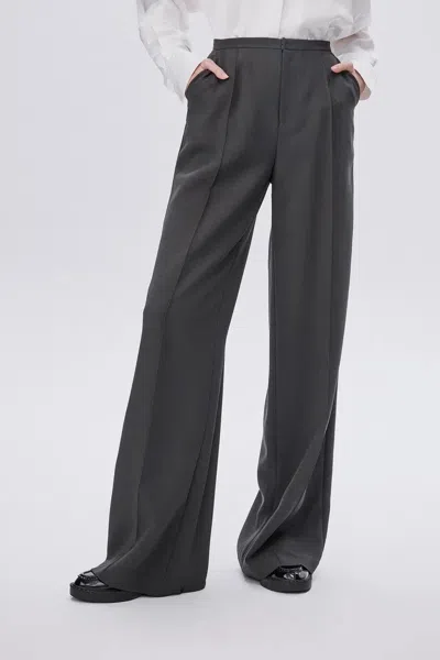 Fabrique Greta Sculpted Curve Pants In Gray