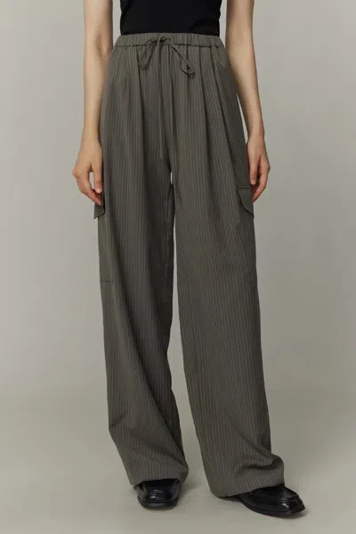 Fabrique Hana Striped Pants In Fine Worsted Wool