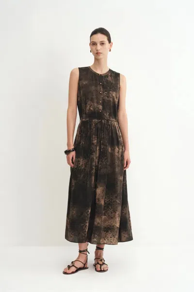Fabrique Harper Printed Sleeveless Tank Dress In Multi