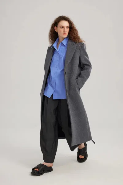 Fabrique Hui Glacier Blue Shirt In Cotton