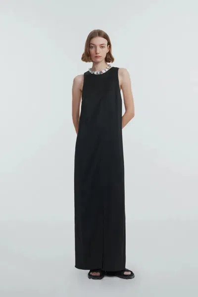 Fabrique Layla Sleeveless Dress In Black