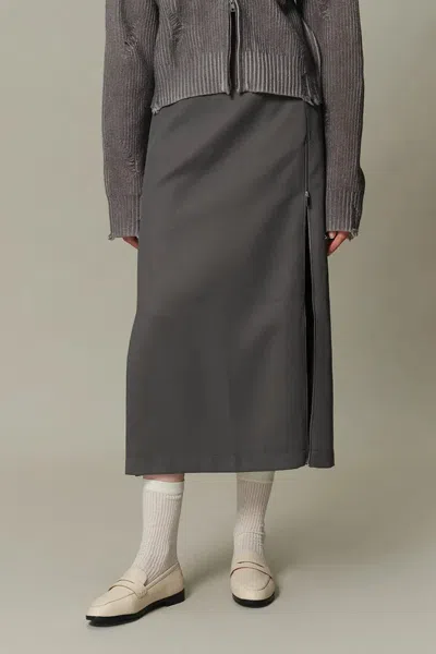 Fabrique Mireu Slit Midi Skirt