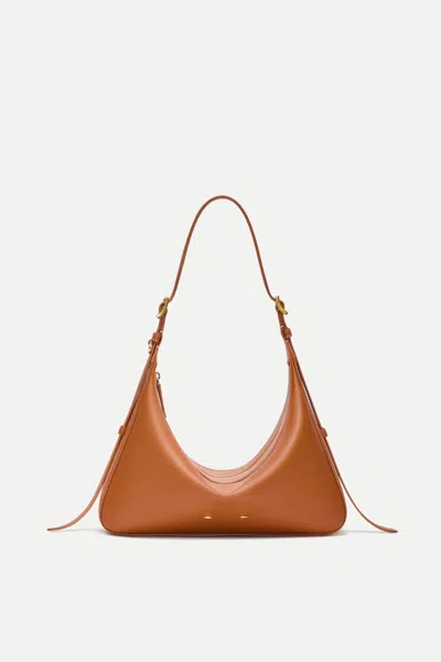 Fabrique Navigli Shoulder Hobo Bag In Nappa Calfskin