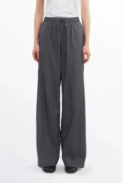 Fabrique Pia Cinched Waist Pants In Gray