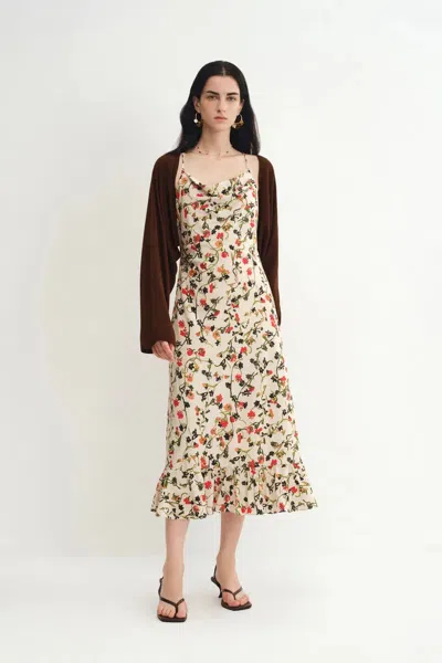 Fabrique Shrug Semi Sheer Cardigan In Tencel Silk Cardigan