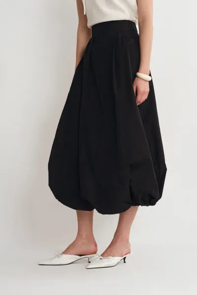 Fabrique Tulip Balloon Skirt In Black