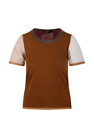 Fabrizio Del Carlo Colour-block T-shirt In Multi