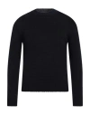 Fabrizio Del Carlo Man Sweater Midnight Blue Size L Merino Wool, Elastane
