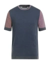 Fabrizio Del Carlo Man Sweater Slate Blue Size Xl Cotton