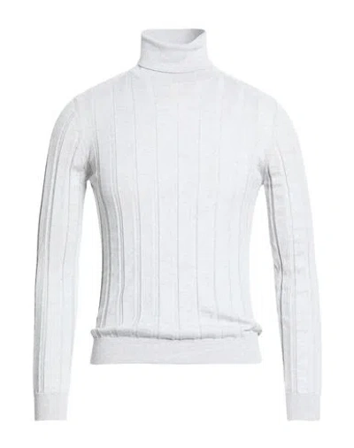 FABRIZIO DEL CARLO FABRIZIO DEL CARLO MAN TURTLENECK GREY SIZE M MERINO WOOL