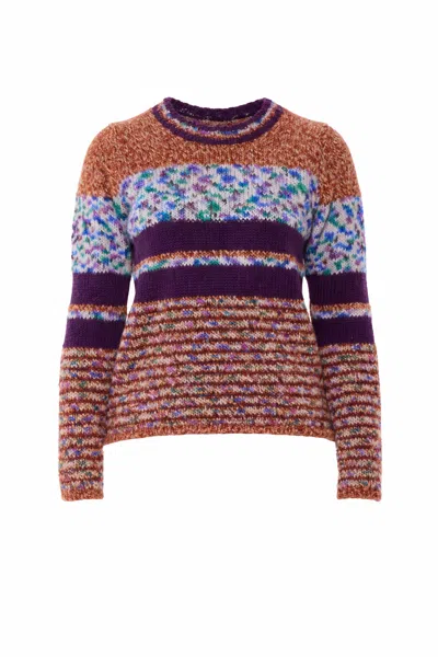 Fabrizio Del Carlo Multicolor Striped Wool Sweater