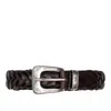 Fabrizio Mancini Belt Man  John Cuoio Braided Moro Head
