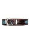 Fabrizio Mancini Belt Man  John Cuoio Braided Moro Head