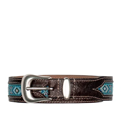 Fabrizio Mancini Belt Man  John Cuoio Braided Moro Head