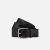 Fabrizio Mancini Belt Man  Marco Belt In Black Leather In Black
