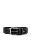 Fabrizio Mancini Leather Belt In Black