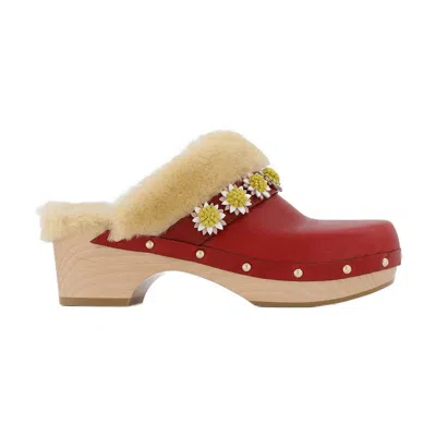 Fabrizio Viti Jean Daisy Trim Clog In Multi