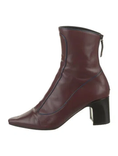 Pre-owned Fabrizio Viti Leather Boots In Black