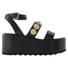 Fabrizio Viti Tima Platform In Black Leather