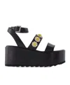 Fabrizio Viti Women's Tima Daisy Platform Sandals In Black
