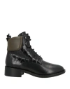 Fabrizio Viti Woman Ankle Boots Black Size 7.5 Leather In Black