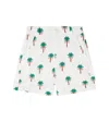 Fabula Fábula Açaízeiro Printed Cotton Shorts In White