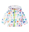 Fabula Fábula Baby Hooded Printed Puffer Jacket In White