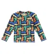 Fabula Printed Rashguard Top In Multicolor