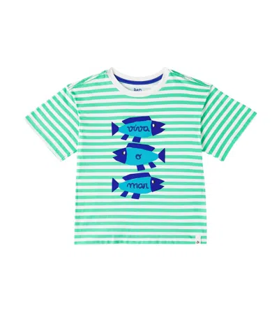 Fabula Kids' Printed Cotton Jersey T-shirt In Multicolor