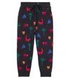 Fabula Fábula Bioma Cotton-blend Jersey Sweatpants In Black
