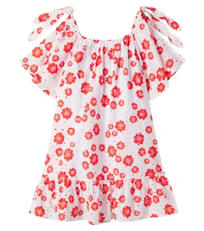 Fabula Kids' Fábula Florinha Cotton Lace Dress In White