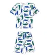 Fabula Fábula Jacassauro T-shirt And Shorts Set In Multi
