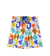 Fabula Printed Cotton Bermuda Shorts In Multicoloured