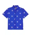 Fabula Printed Cotton Shirt In Blue