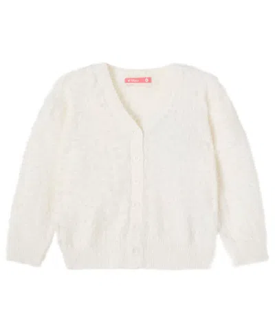 Fabula Kids' Oversized Cardigan In White