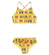 Fabula Fábula Printed Ruffle-trimmed Bikini In Multi