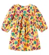 Fabula Fábula Printed Ruffle-trimmed Cotton Dress In Multi
