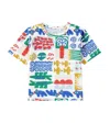 Fabula Printed Cotton T-shirt In Est Passeio No Bosque
