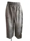 Fabulous By Pc Crafts Women's Linen Pant In Graphite Gray